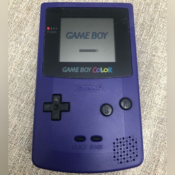 🔥HOST PICK🔥 1998 Nintendo Game Boy Color in Grape with 2 Games - Picture 2 of 6